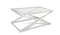 Coffee Table In Stainless Steel Frame